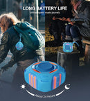 comiso Shower Bluetooth Speaker, IP67 Waterproof Speaker with LED Light, Portable Speakers with True Wireless Stereo, Floating, 2000mAh, Built-in-Mic, Ideal for Travel, Beach, Gifts for Unisex. by TinyTreasures Baby Boutique