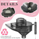 1 Sets Replacement Funnel Compatible with Baby Brezza Replacement Parts Funnel and Cover Baby Formula Dispenser, Grey by TinyTreasures Baby Boutique