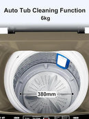 17.7 lbs Full Automatic Washing Machine with LED Display Compact Washing Machine with Drain Dump, 10 Wash Programs and 8 Water Levels Ideal for Dorms, Apartments, RV, Gold, KB03 GOLD6-3 by CozyNest Decor