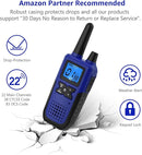 Walkie Talkies Rechargeable for Adults Long Range with NOAA Weather Alert, Multi-Purpose 2 Way Radios 4 Pack for Team Work Seniors Care Kids Adventure Family Camping Hiking Skiing Cruise by TinyTreasures Baby Boutique