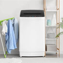 ROVSUN 30LBS Washing Machine, Full-Automatic Portable Washer with Stainless Steel Drum, Electric Laundry Machine, 110V Washer and Spin Dryer Combo with Drain Pump for Home, Apartment, Dorm by CozyNest Decor