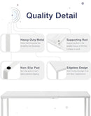 Nxconsu Cabinet Shelf Expandable Organizer Riser Rack for Kitchen Pantry Cupboard Under Sink Countertop Home Organization Extra Storage Space Saver Heavy Duty Metal Edgeless Design White by CozyNest Decor