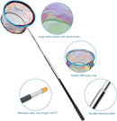 2PCS Fishing Net with Bucket, Telescopic Fishing Landing Net, Collapsible Kids Sand Bucket, Kids Fish Butterfly Catching for Freshwater Saltwater Outdoor Activities by TinyTreasures Baby Boutique