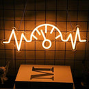 Car Dashboard Neon Sign Garage Neon Signs for Man Cave Automobile Speedometer Neon Light Orange LED Car Neon Lights Signs for Garage Man Cave Auto Repair Shop Game Room Party Decor by CozyNest Decor