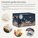 Mushroom Rectangular Storage Basket Bird Butterfly Rabbit Moon Organizer Bin Shelf Baskets For Home Office Dorm by GreenHaven Gardens
