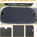 Cast Iron Grill Griddle for Weber 9010001 9011701 9013001 9020001 9030001 Traveler Portable Grill Accessories, Reversible Full Size Cooking Plate with Carry Bag by GreenHaven Gardens