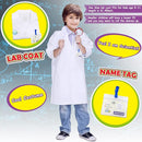 UNGLINGA 30 Experiments Science Kit for Kids with Lab Coat, Chemistry Set STEM Toys Birthday Gifts for Boys Girls, Scientist Costume Role Play Tools Educational Learning Set by TinyTreasures Baby Boutique
