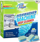 True Fresh Dishwasher Cleaner & Deodorizer Tablets 18-Pack, 20g Each - Powerful Limescale & Odor Removal - Deep Clean for Sparkling Dishwashers - Safe, Effective, and Compatible with All Models by TinyTreasures Baby Boutique