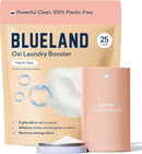 BLUELAND Oxi Laundry Booster Powder with Tin, Starter Set, Fragrance Free & Clear, 25 Loads, 17.6 oz, Plastic-Free, Eco Friendly, Oxy Cleaner, Stain Remover by TinyTreasures Baby Boutique