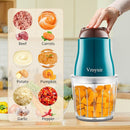 Baby Food Maker, 600ML Baby Food Blender with 10 Blades, Baby Food Processor for Baby Food, Fruit, Vegatable, Meat, with Two 200ml Glass Bowls, Storage Bag, Cleaning Brush, Scraper by TinyTreasures Baby Boutique