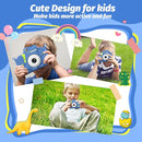 Upgrade Dinosaur Kids Camera, Christmas Birthday Gifts for Girls Boys 3-12, 1080P HD Selfie Digital Video Camera for Toddlers, Cute Portable Little Girls Boys Gifts Toys for 3 4 5 6 7 8 9 Years Old by TinyTreasures Baby Boutique