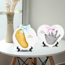Baby Hand & Footprint Keepsake Kit - Personalized Handprint Footprint Ornament for Newborn Babies, New Mom Gifts, Baby Shower & Registry, Nursery Picture Frame, Pet Paw Print Ornament by TinyTreasures Baby Boutique