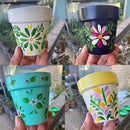 3 inch Terracotta Clay Pots Pack of 18, Small Plant Pots with Drainage Holes and Saucers, Mini Nursery Plant Pots for Succulents, Cactus, Indoor,Outdoor,Halloween Decor by GreenHaven Gardens