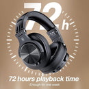 OneOdio A70 Bluetooth Over Ear Headphones, Wireless Headphones with 72H Playtime, Hi-Res, Built-in Mic, 3.5mm/6.35mm Wired Audio Jack for Studio Monitor & Mixing DJ Guitar AMP, Computer Laptop PC by TinyTreasures Baby Boutique