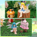 6 Pcs Garden Accessories Miniatures Fairies - Fairy Figurine Miniatures Micro Landscape Ornaments for Home Garden Cute Tiny Collectible Statues by GreenHaven Gardens
