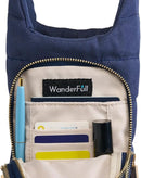 WanderFull® Original HydroBag® Collection, Water Bottle Holder w/Strap & Phone Pocket, Hands-Free Crossbody Water Bottle Bag by TinyTreasures Baby Boutique