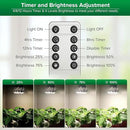 SANSI Dimmable Grow Light Bulb Full Spectrum, High PPFD 30W Grow Bulb (450 Watt Equiv) with Remote, Auto On Off Timing 4 8 12 Hrs, Energy Saving Plant Light Bulb with E26 Base for Indoor Plants by GreenHaven Gardens
