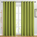 NICETOWN Room Darkening Draperies Curtains Panels - Window Treatment Thermal Insulated Solid Grommet Room Darkening Curtains/Panels/Drapes for Bedroom (Fresh Green, Set of 2, 66 by 84 Inch) by TinyTreasures Baby Boutique