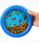 Musfunny Ocean Drum Wave Bead Drum Gentle Sea Sound Music Gift Musical Educational Sea Sound Drum Tool for Kid Child Baby (Blue) by TinyTreasures Baby Boutique