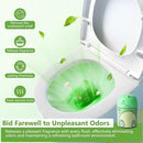 Toilet Bowl Cleaners Bottle Bathroom Toliet Bowl Cleaner with Fresh Jasmine Scent Cute Dinosaur Shaped Toilet Tank Cleaner (Green) by CozyNest Decor