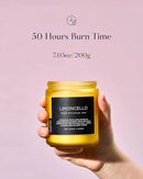 M&SENSE Limocello Summer Scented Candle, 7.05oz 50 Hours Long Lasting Burn Non Toxic Natural Soy Wax Lemon Highly Scented for Home Decor, 2 Wick Relaxing Candle Gifts for Yoga Spa Meditation by CozyNest Decor