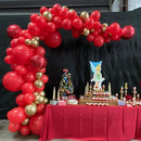130pcs Red Balloons Different Sizes 18" 12" 10" 5" Party Latex Balloons for Valentine's Day Birthday Christmas Baby Shower Wedding Anniversary Party Decorations by CozyNest Decor