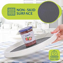 Lazy Susan Turntable, Set of 4, 12 Inch Non-Skid Lazy Susan Organizer for Cabinet, Pantry Organization, Kitchen Storage, Bathroom Sink Cabinet, Refrigerator, Countertop, Spice Rack (4 Pack 12 in) by CozyNest Decor