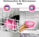 Re-Play 12 Oz. Toddler Bowls for Snack and Everyday Dining - Dishwasher and Microwave Safe - Made in USA - Set of 3-5.75" x 5.75" x 2" - Princess by TinyTreasures Baby Boutique