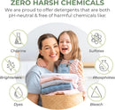 Heritage Park Luxury Laundry Detergent | Dermatologist Tested Plant based Natural & Enzyme Laundry Detergent | Sensitive Skin Friendly - Lavender Mist (64 fl oz Refill) by TinyTreasures Baby Boutique