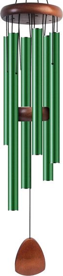 Large Aluminium Wind Chimes 37 Inches to Create a Zen Atmosphere Suitable for Outdoor, Garden, Patio Decoration. Classic Wind Chimes with Wind Catcher Suitable as A Gift for Unisex(Green) by CozyNest Decor