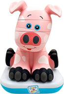 Stack-a-Roos Baby Pig by Salus Brands - Animal Stacking Toy, Educational Early Learning Toy for Infants Babies Toddlers, Age 12+ Months - Great Baby Gifts. STEM Toy by TinyTreasures Baby Boutique