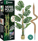 48'' Bendable Moss Pole Monstera Plant Support for Climbing Indoor Plants - Stakes for Potted Climbers - Tall Sticks Indoor Trellis for Houseplants - Accessories for Monstera Pot by GreenHaven Gardens