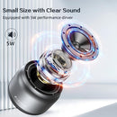 LENRUE Bluetooth Speaker,Small Portable Speakers,Mini Wireless Speaker with 5W Clear Sound,15H Playback Time,Gift for Men/Women/Kids/Boys/Girls,Home and Outdoor Activities (Gray) by TinyTreasures Baby Boutique