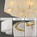 Alabaster Chandeliers D23in Round Chandeliers for Dining Room Small Chandelier Light Fixture for Kitchen Living Room Foyer Entryway Hallway by CozyNest Decor