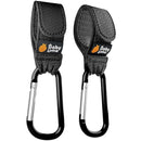 Baby Uma Stroller Hooks for Bags (2 Pack) - Universal Stroller Clips and Hooks, Non-Slip with One-Hand Opening, 11 lb Weight Capacity, Baby Travel Essential by TinyTreasures Baby Boutique