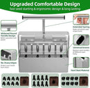 Soil Blocker, Soil Block Maker for Seed Starting with Strong Hand Held, 8 Pcs 2-Inch Soil Blocking Tool for Grow Seedling, Seed Starter Soil Tray Garden Potting Soil, Indoor Outdoor Plants by GreenHaven Gardens