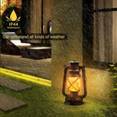 Lantern LED Battery Powered Camping Lamp Outdoor Hanging Lantern Flickering Flame Rechargeable Retro Lanterns Remote Control 4 Modes Light Non-Solar 2 Pack by GreenHaven Gardens