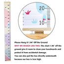 Growth Chart Wall Hanging, Portable Kids Wall Ruler Removable Height Measure Chart for Boys Girls Growth Ruler from Baby to Adult for Child's Room Decoration 79''7.9'' (Pink) by TinyTreasures Baby Boutique