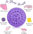 Scala Silicone Cellulite Massager, Bath Shower Scrubber Accessories, Bathroom Toys, Cellulite Remover, Body Massager Tool, Exfoliator, Fat Roller Use with Creams and Oils, Purple by CozyNest Decor