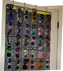 Classroom Pocket Chart for Phone Calculator Holder Over The Door Hanging Closet Jewelry Organizer with 30 Clear Pockets (GREY) by CozyNest Decor