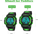 Kids Watch,Boys Watch for 3-15 Year Old Boys,Digital Sport Outdoor Multifunctional Chronograph LED 50 M Waterproof Alarm Calendar Analog Watch for Children with Silicone Band,Kids Gift by TinyTreasures Baby Boutique