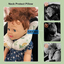 Baby Neck Pillows, Comfortable Baby Travel Head Neck Support Pillow for Car Seat Stroller Pushchair, Soft PP Cotton Travel Pillow for 0-1 Year Old Toddler Infant Newborn, Ocean by TinyTreasures Baby Boutique