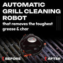 Grillbot Automatic Grill Cleaning Robot with Nylon Brushes, BBQ Grill Cleaner, Grill Brush, Grill Scraper, BBQ Accessories (Black Grillbot + Carry Case) by GreenHaven Gardens