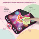 Girl Toys Age 3-4 Years Old, Dance Mat for 3-12 Year Old Kids - Light Up 8 Buttons Dance Mat with 7 Game Modes Dance Pad - Birthday Gifts for Girls Boys Kids Age 4-7 8-12 by TinyTreasures Baby Boutique