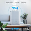 MIKO Ultrasonic Humidifiers for Large Room & Bedroom- Water Filter, Auto Mode, No Leak Design, Sleep Mode, Built-in Timer, Humidifier for Babies & Home, by TinyTreasures Baby Boutique