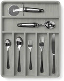 SMIRLY Silverware Drawer Organizer – Bamboo Kitchen Drawer Organizer, Adjustable Utensil Holder and Cutlery Tray, Drawer Dividers for Flatware and Kitchen Utensils by CozyNest Decor