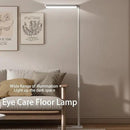 LED Floor Lamp 78ines Tall Floor Lamp 80W White Mordern Office Standing Lights Eye-Care Reading Lamps for Living Room Study Bedroom 4000K Daylight by CozyNest Decor