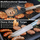 POLIGO 22PCS Heavy Duty BBQ Grill Accessories Set, Non-Slip Grill Tools for Outdoor Grill Set Thicker Stainless Steel Grill Utensils Set, Deluxe Grilling Tools Set in Aluminum Case Ideal Gifts for Men by GreenHaven Gardens