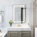 WELLFOR LED Bathroom Vanity Mirror 24 x 36 Inch, Lighted Anti-Fog Dimmable Mirror, IP44 Waterproof Wall Mounted Makeup Mirror, Packed with US Standard Plug and Touch Switch, (Horizontal/Vertical) by CozyNest Decor