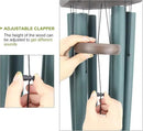 Wind Chimes Outdoor Large Deep Tone,Sympathy Wind Chime Outdoor, Memorial Wind-Chime with 6 Tuned Tubes, Elegant Chime for Garden, Patio, Balcony and Home Decor, Matte Green by CozyNest Decor